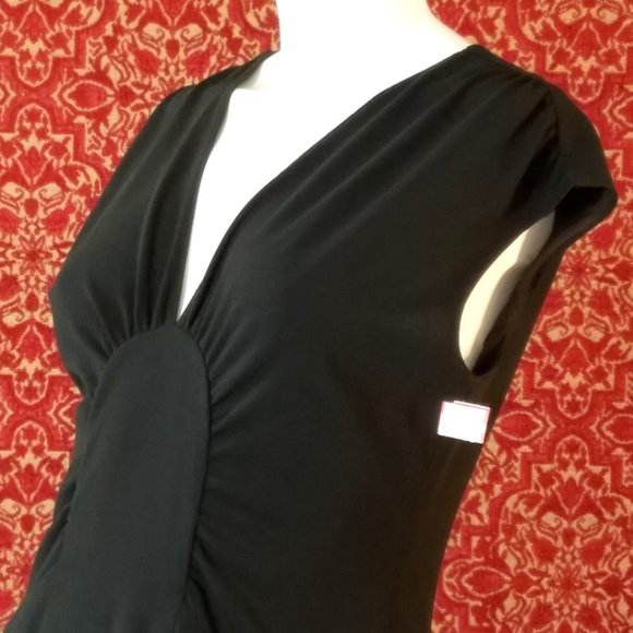 JONES NEW YORK black sleeveless dress 6💥🕚⤵️ - Picture 3 of 11